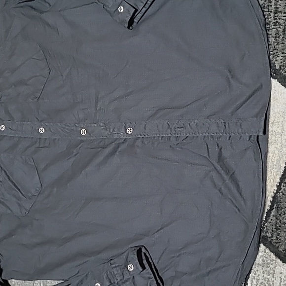 AFFLICTION EMBROIDERED BUTTON-DOWN BLACK LONG-SLEEVE SHIRT - Picture 13 of 16